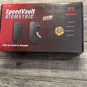 SpeedVault Biometric Safe - Black